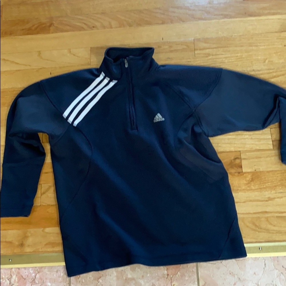 Child’s medium Adidas soccer sweatshirt . - Picture 1 of 9